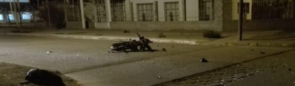 choque moto camioneta 2 heridos 1