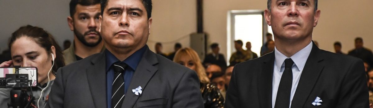 claudio en ACTO POLICIA abri2025