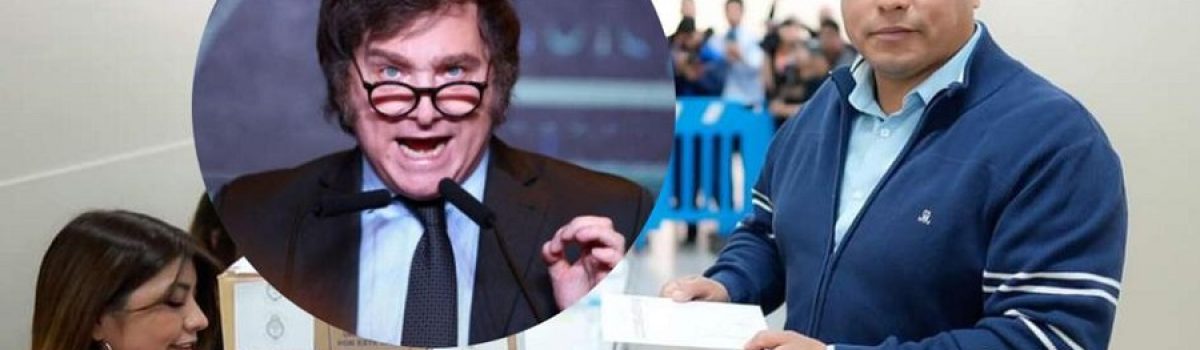 claudio vidal y javier milei