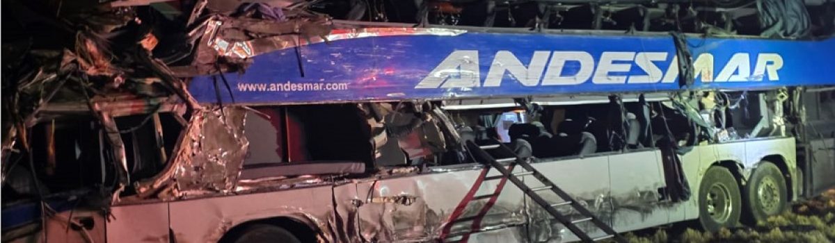 colectivo andesmar chocado