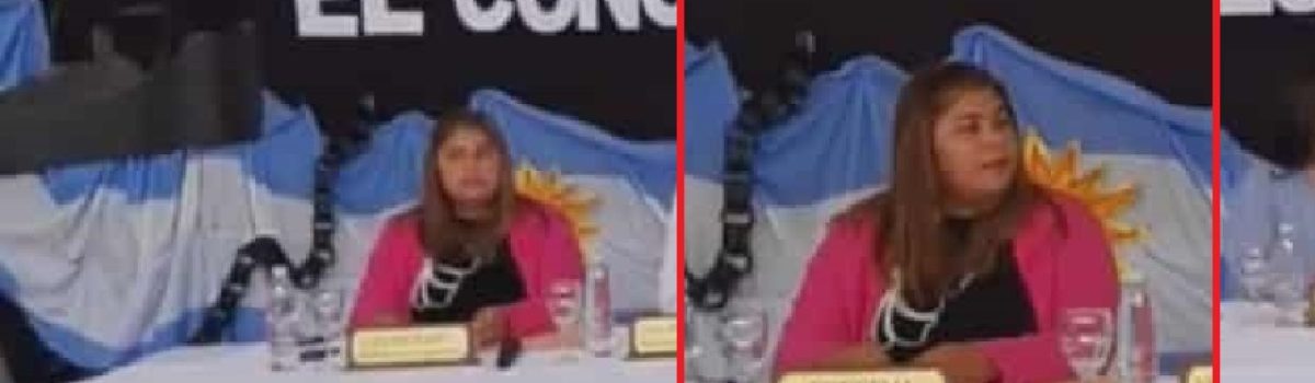 concejal paola Paz apare