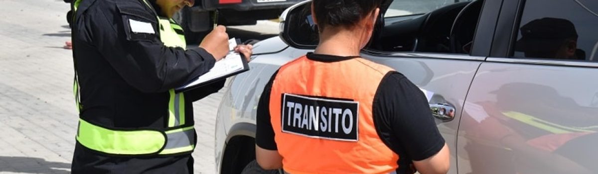 control de transito acceso a la ciudad 2025