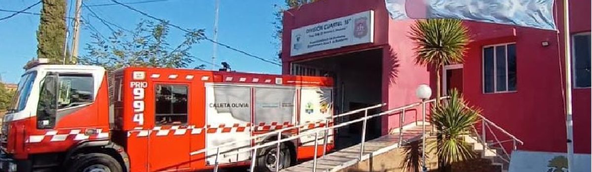 cuartel bomberos caleta olivia
