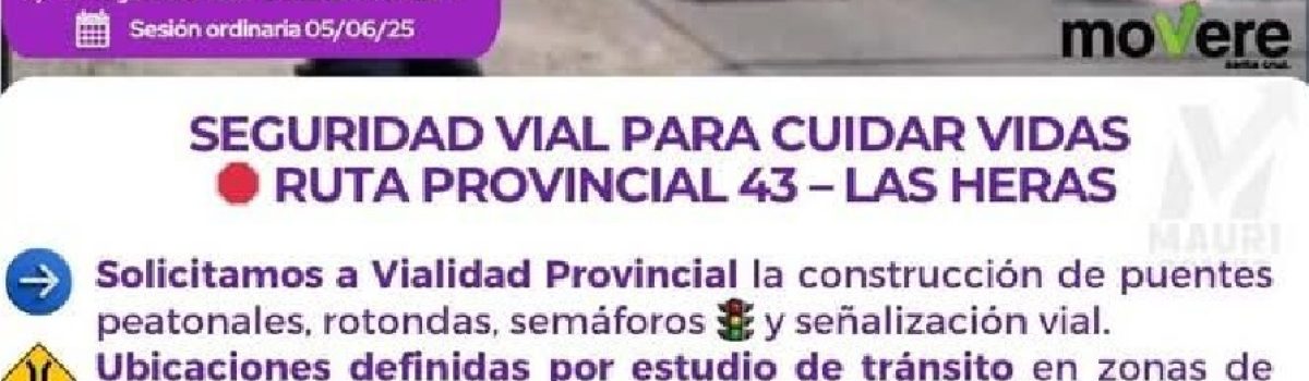 damraccion gomez ruta 43