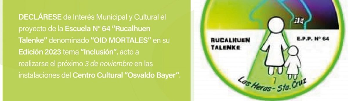 declaran in teres taller de la 64 oid mortales 2023