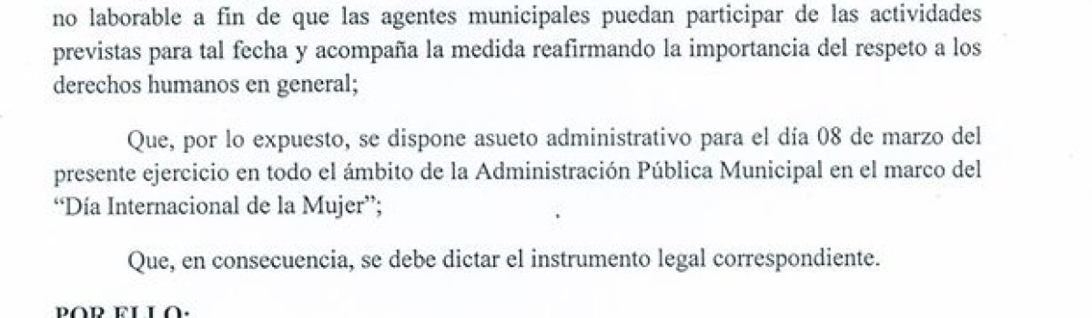 decreto asueto x dia mujer2017
