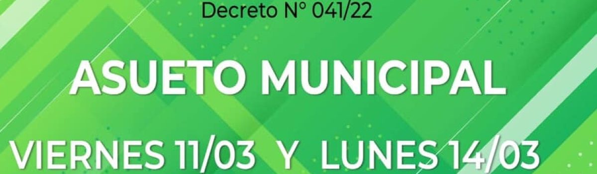 decroto estepa 2022 asueto