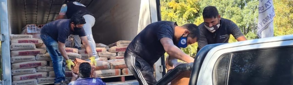 descarga camion comarca petroleros