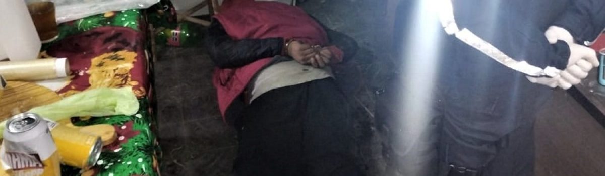 detenido en el suelo x robo