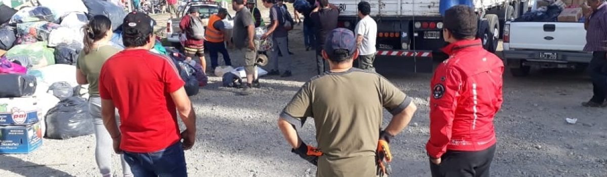 donaciones bomberos voluntarios a chubut