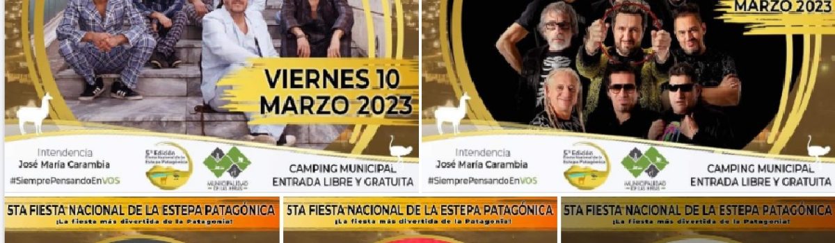 fiesta nacional de la estepa patagonica 2023 artistas
