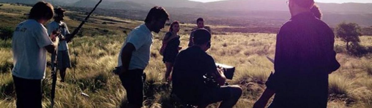 filmando cortometraje