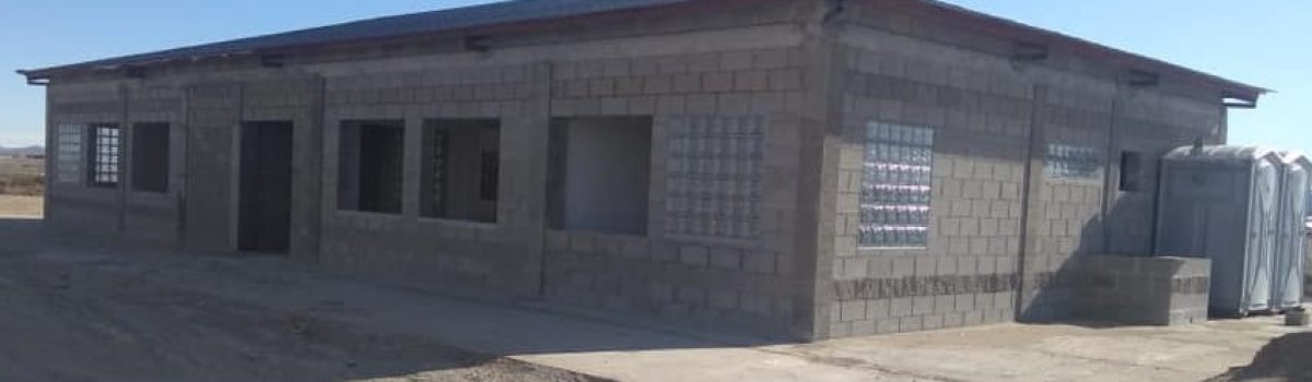 garita control entrada construccion