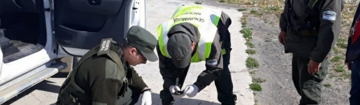 gendarmeria con droga en RG
