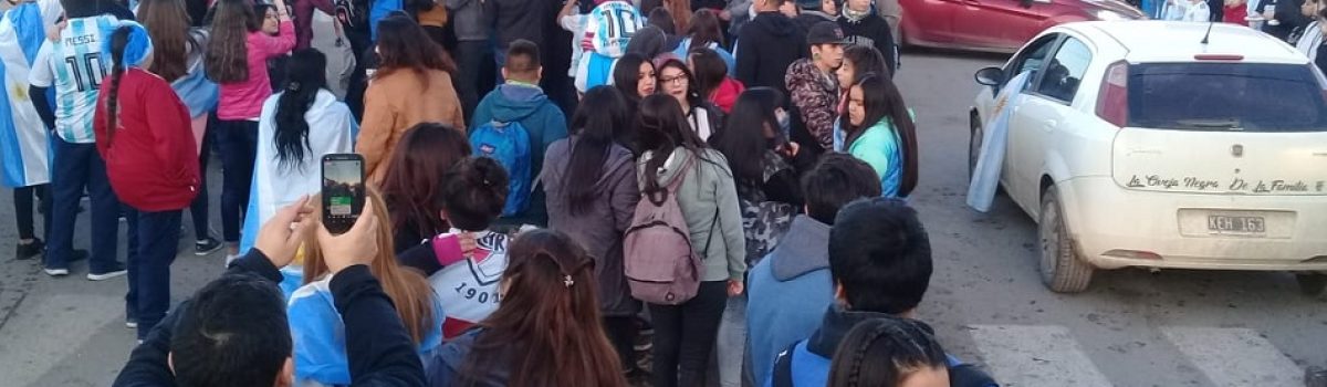 hinchas argentinos en el centro hinchas argentinos en el centro