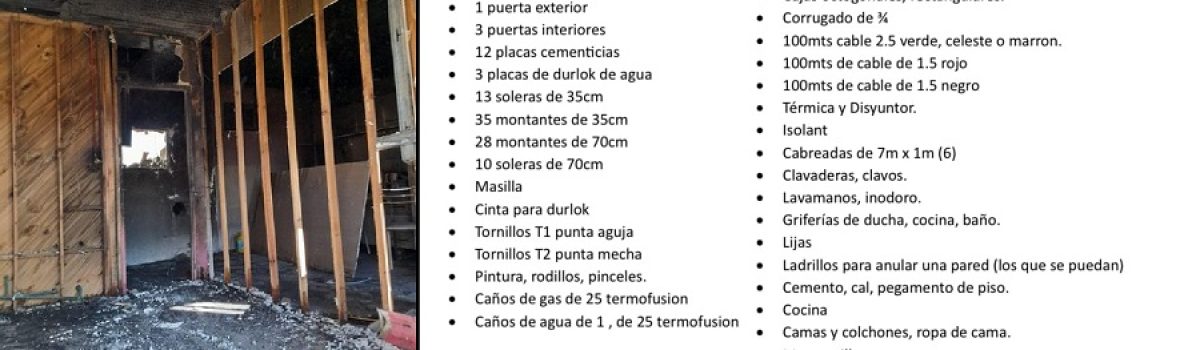 incendio materiales