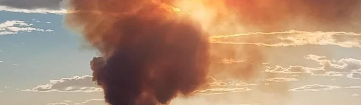 incendio pozo cgc caleta O