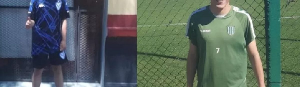 jugadores Maycol Álvarez y Bautista Villar