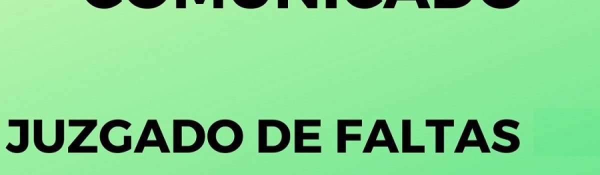 juzgado de faltas 1 y 2