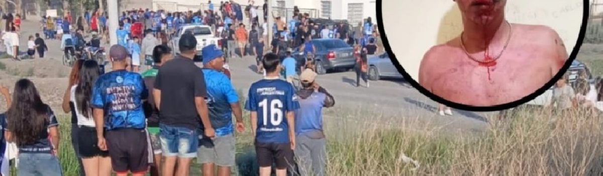 ladron golpeado en trelew