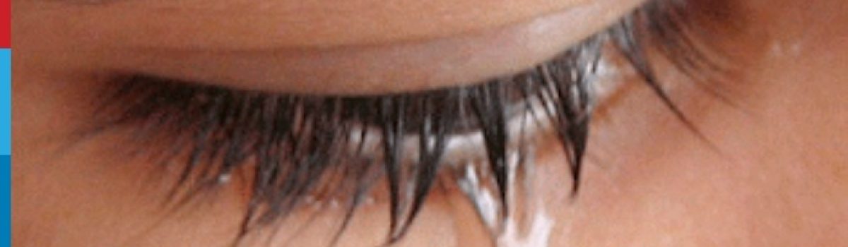 lagrima ojo mujer llanto