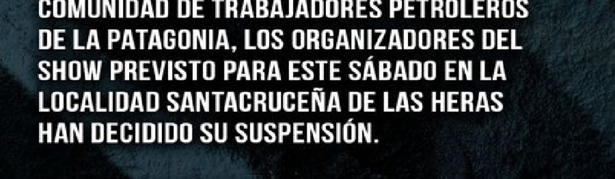 los cafres suspenden evento LH 2022