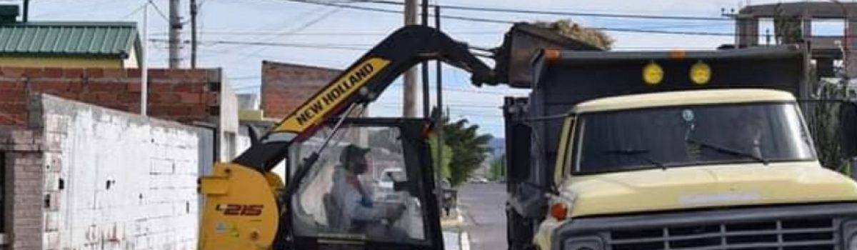 maquina escombro con camion Ambiente