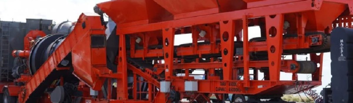 maquina planta de asfalto