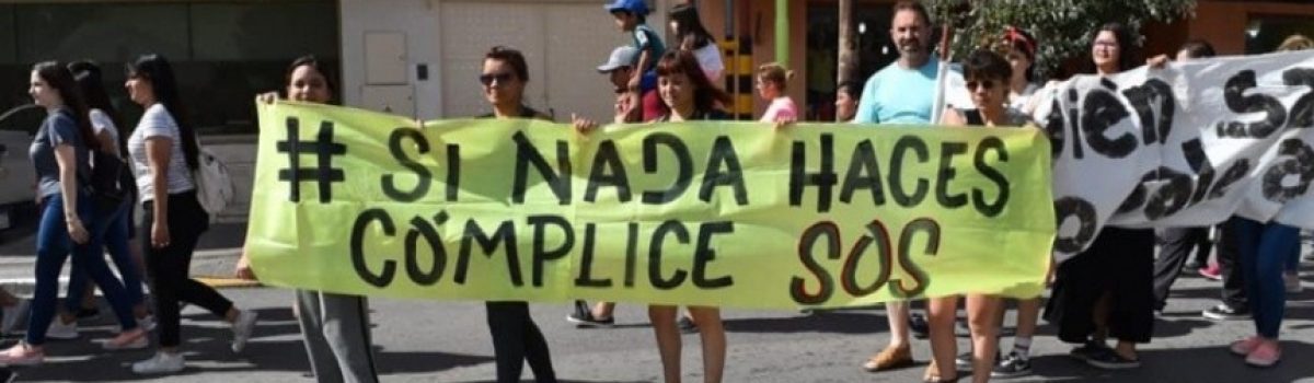 marcha pedido de justicia chicos agredidos camping1