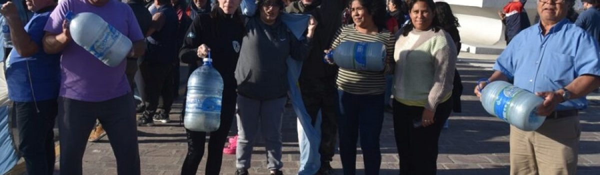 marcha por agua en CO