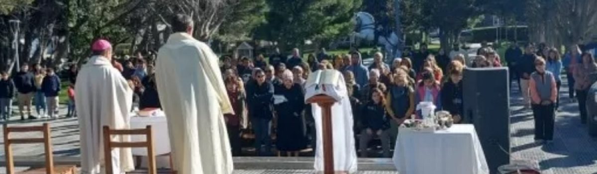 misa en la plaza