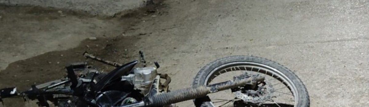moto choca canasto basur PT