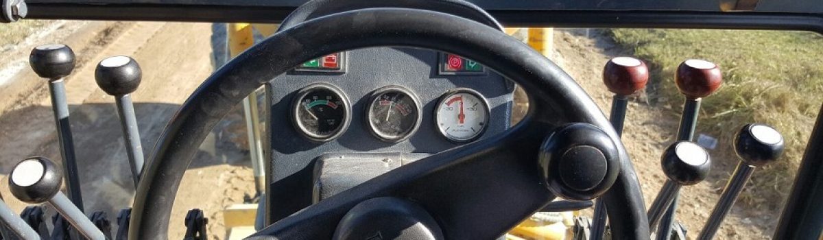 motoniveladora interior
