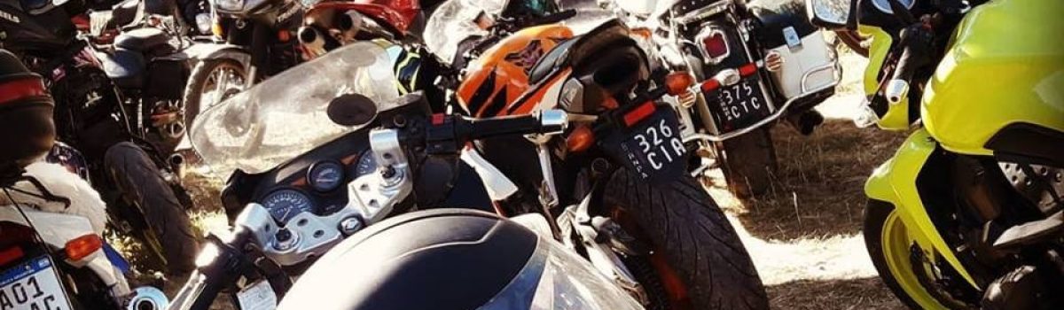 motos camping