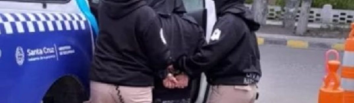 mujer detenida en perito moreno bebe