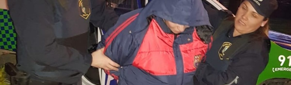 mujer detenida en villa iris