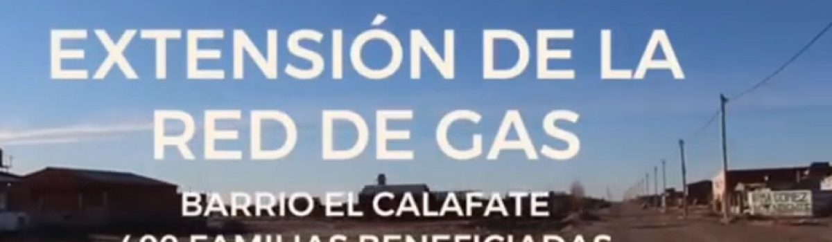 muni red gas 400 familia B Calafate
