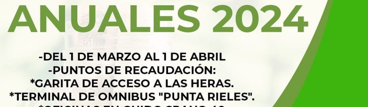 pagos anuales 2024