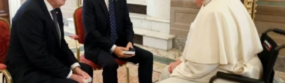 papa francisco y canciller