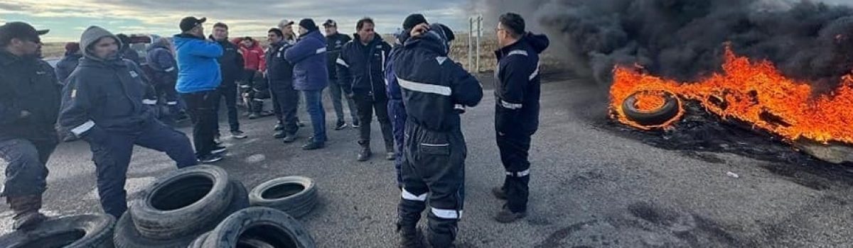 paro petrolero quema cubierta