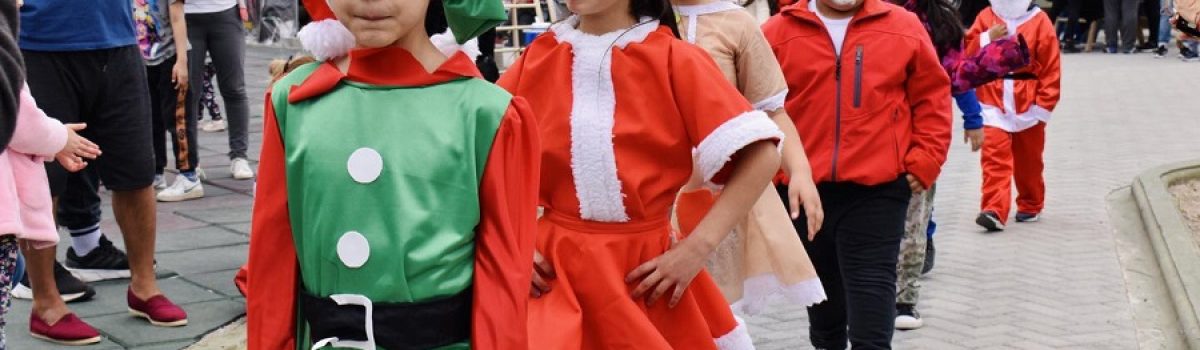 peatonal navideña papa noel 2023