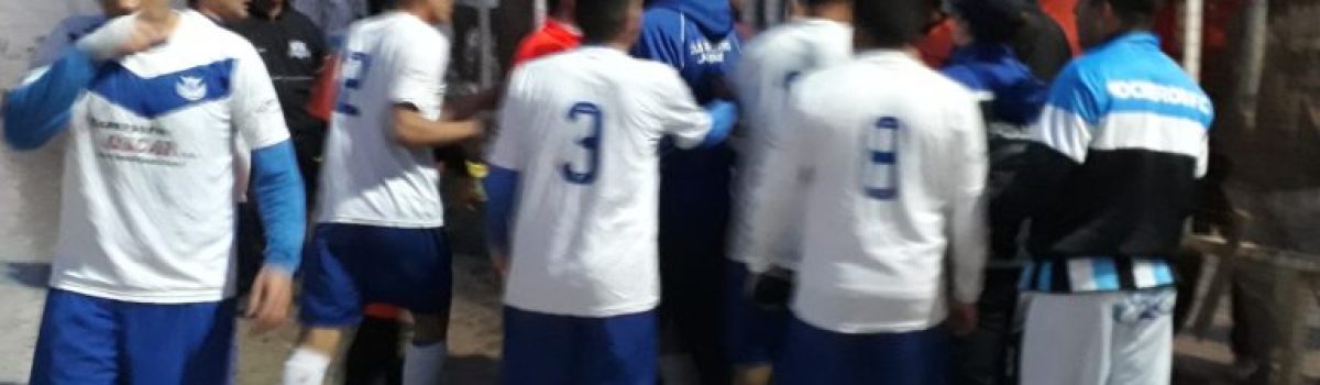 pelea futbol deportivo nocheros