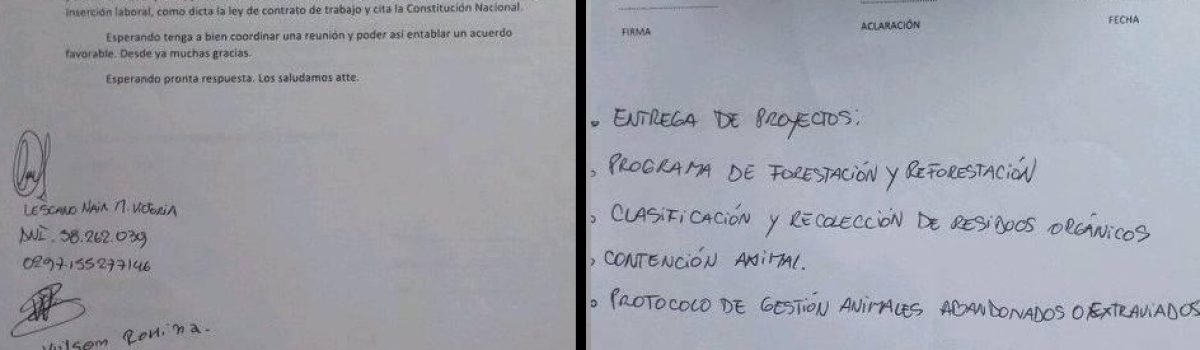 petitorio desocupado