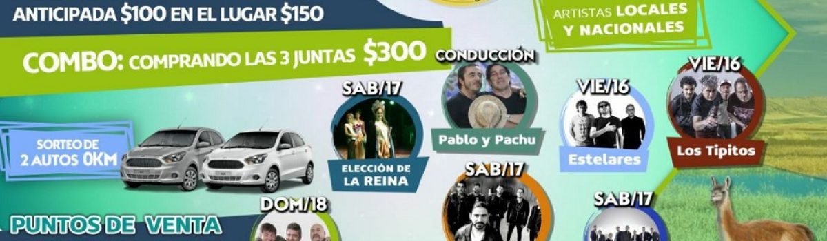 placa 2da fiesta estepa 2018