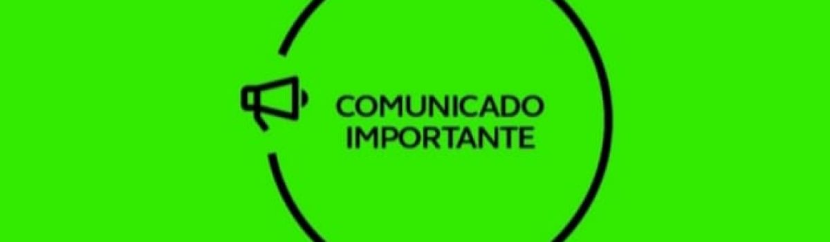 placa comunicado importante municipal