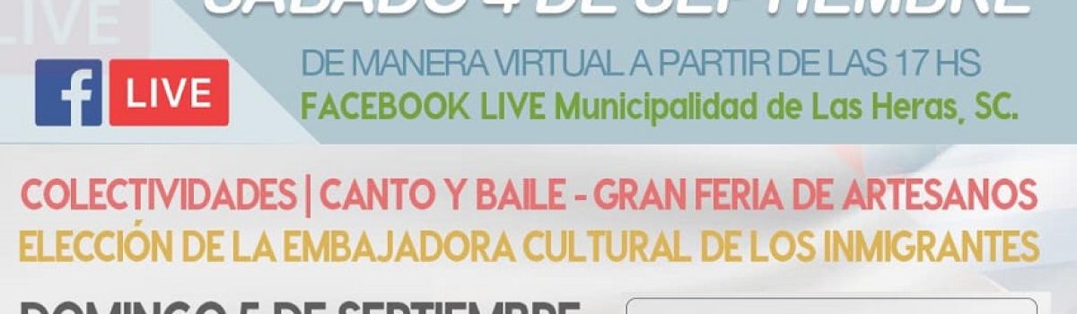 placa fiesta inmigrantes 2021