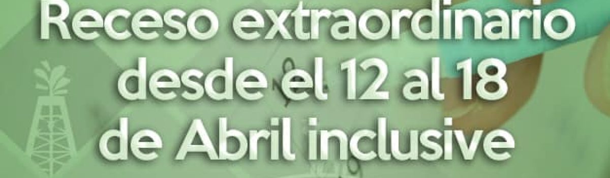 placa receso 2021