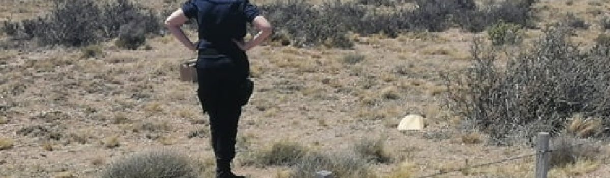 policia encuentran pala desaparecido muerto