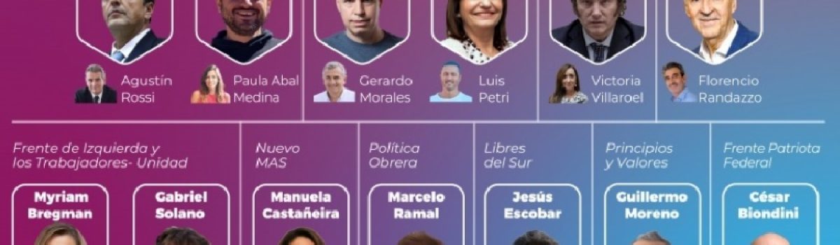pre candidato PASO 2023 presidentes