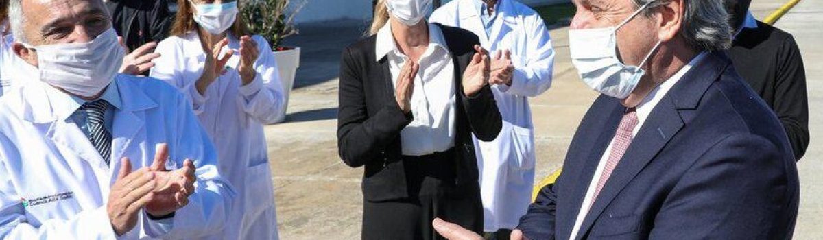 presidente fernandez con medico